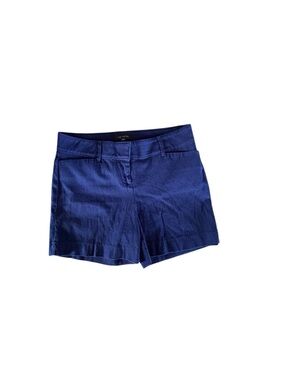 The Limited Royal Blue Textured Shorts